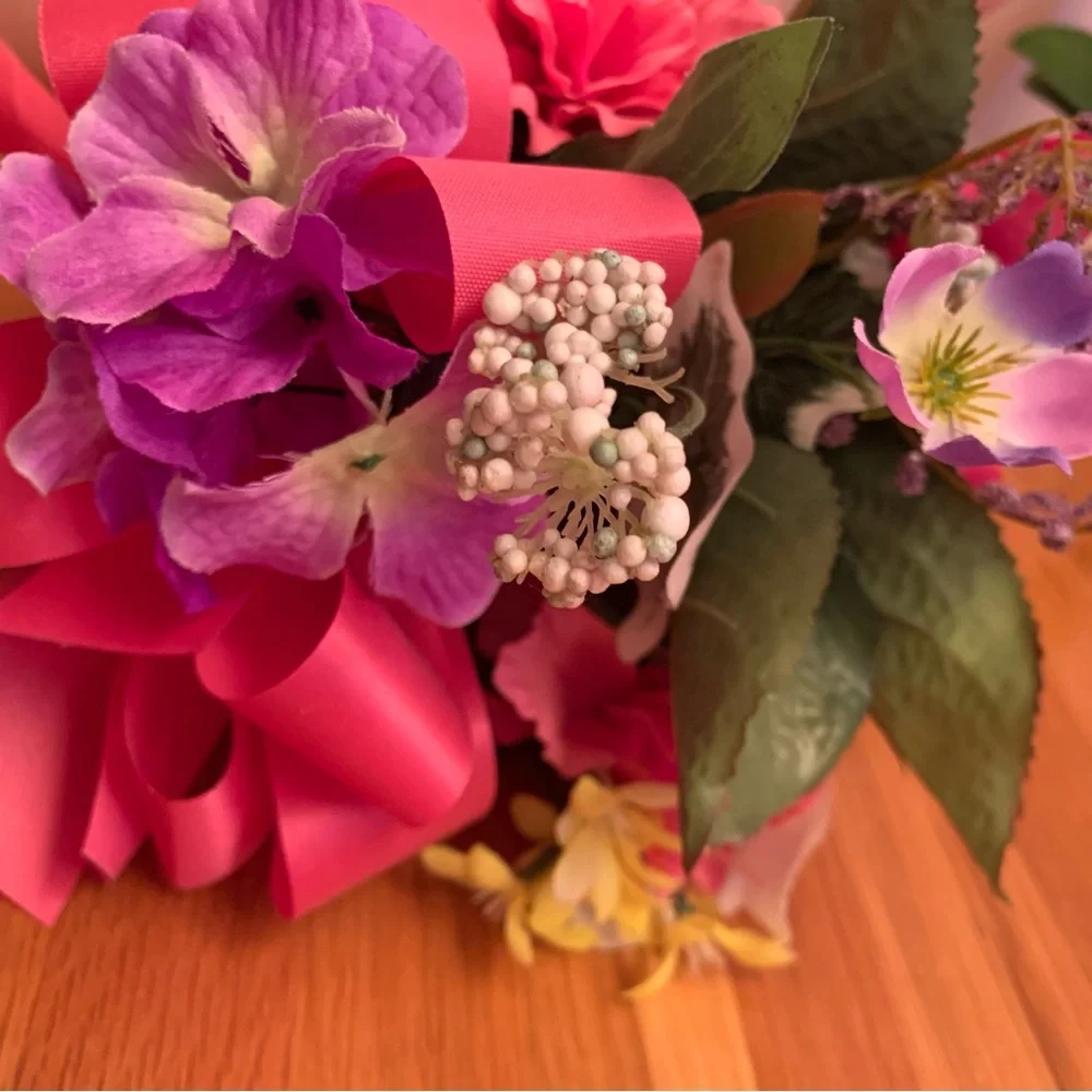 Handmade Wedding Bouquet Faux Floral Arrangement Faux Floral Bridal Bouquet